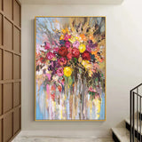 ABSTRACT FLOWER PAINTING #MY29