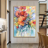 ABSTRACT FLOWER PAINTING #MY30