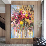 ABSTRACT FLOWER PAINTING #MY29