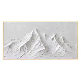 Snow Mountain Gypsum Texture Art #FS43