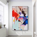 Colorful Abstract Expressionism Canvas #CB60