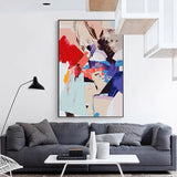 Colorful Abstract Expressionism Canvas #CB60