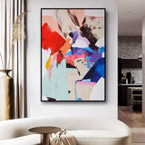 Colorful Abstract Expressionism Canvas #CB60