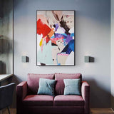 Colorful Abstract Expressionism Canvas #CB60