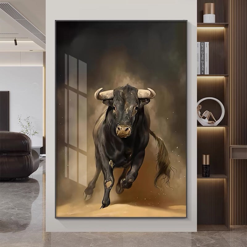 BULL PAINTING #CB22