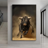 BULL PAINTING #CB22