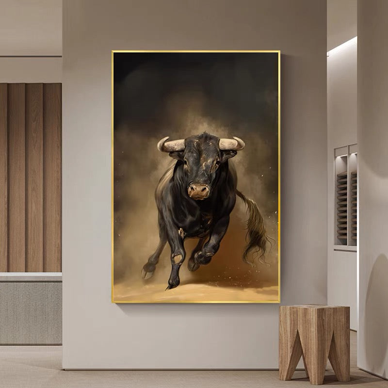 BULL PAINTING #CB22