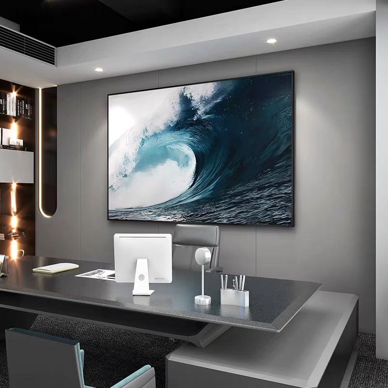 Realistic Waves Canvas Art #CC43