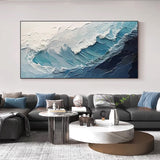 3D Plaster Wave Texture Art #FS52