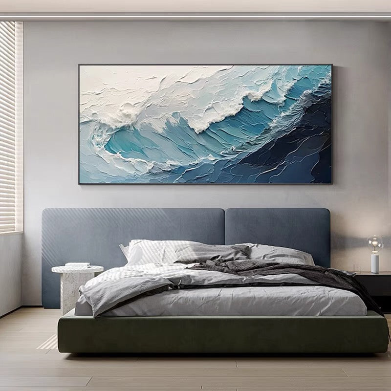 3D Plaster Wave Texture Art #FS52