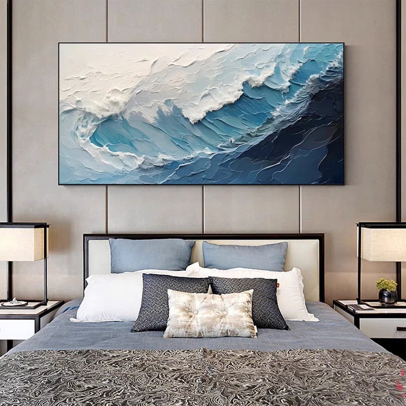 3D Plaster Wave Texture Art #FS52