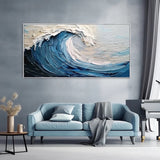 3D Plaster Wave Texture Art #FS53