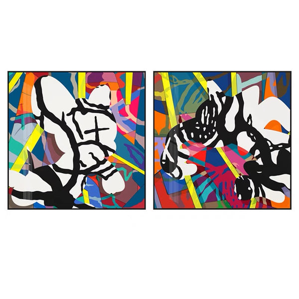 Colorful Pop (SET OF 2) Art #XY54