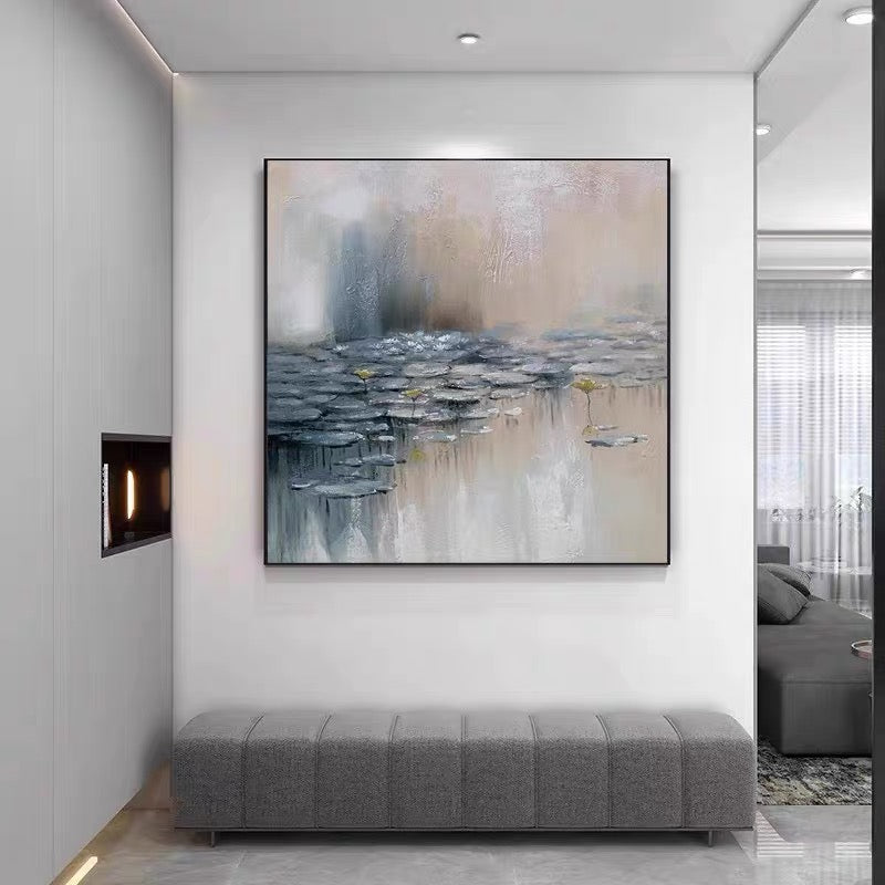 Impressionist Water Lily Art ＃CC49