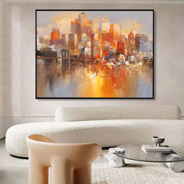 ABSTRACT CITY IMPRESSION ART #CC20