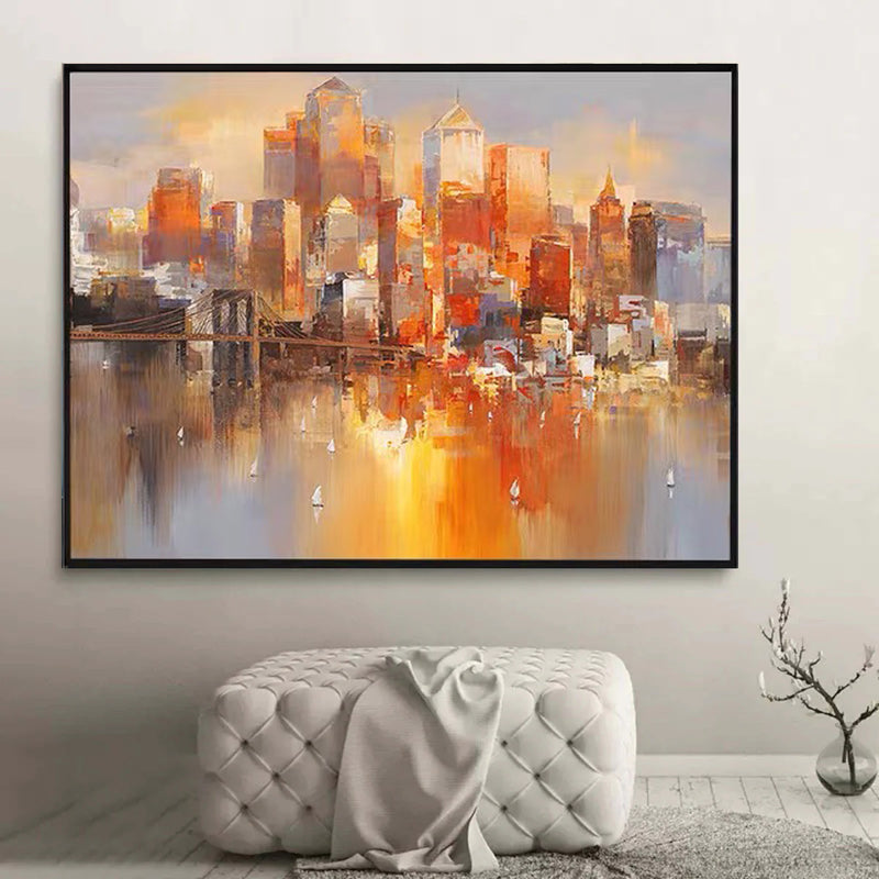 ABSTRACT CITY IMPRESSION ART #CC20