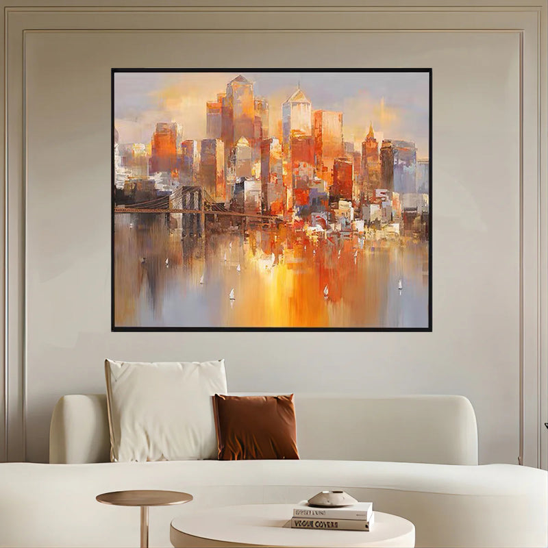 ABSTRACT CITY IMPRESSION ART #CC20