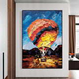 TEXTURE HOT AIR BALLOON ART #MY41