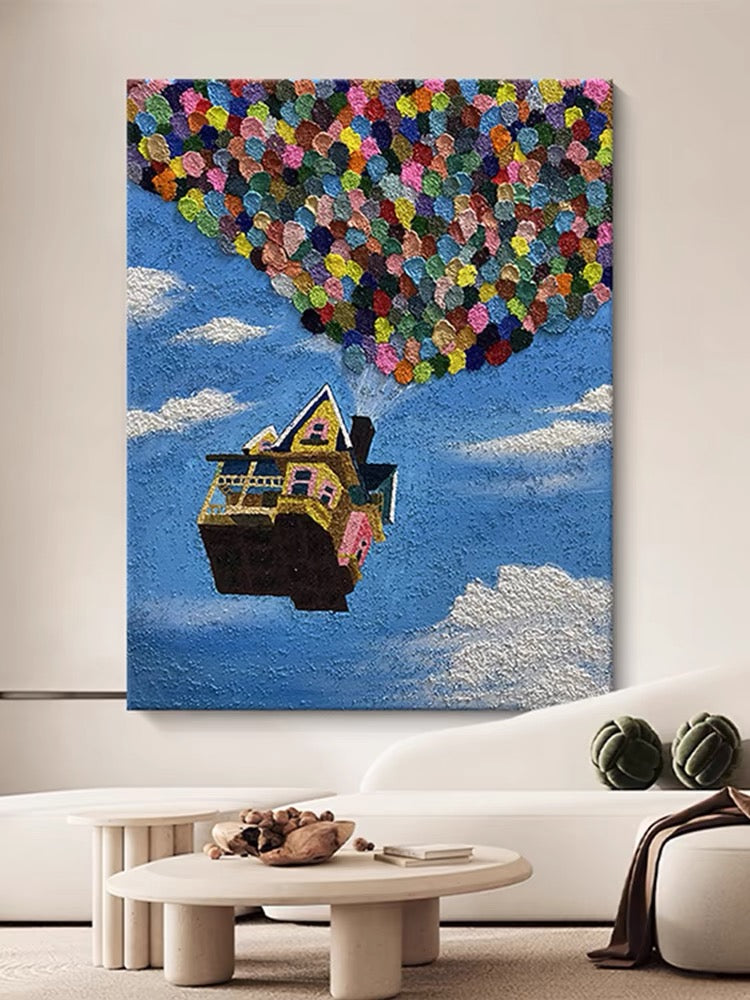 TEXTURE HOT AIR BALLOON ART #MY42