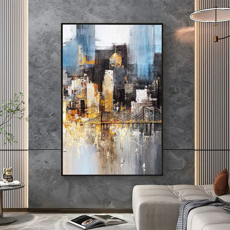 ABSTRACT CITY IMPRESSION ART #CC21