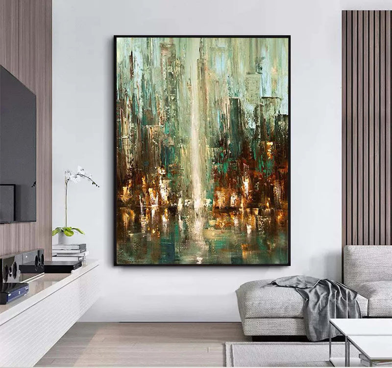 ABSTRACT CITY IMPRESSION ART #CC22