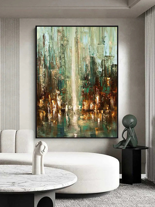 ABSTRACT CITY IMPRESSION ART #CC22