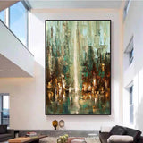 ABSTRACT CITY IMPRESSION ART #CC22