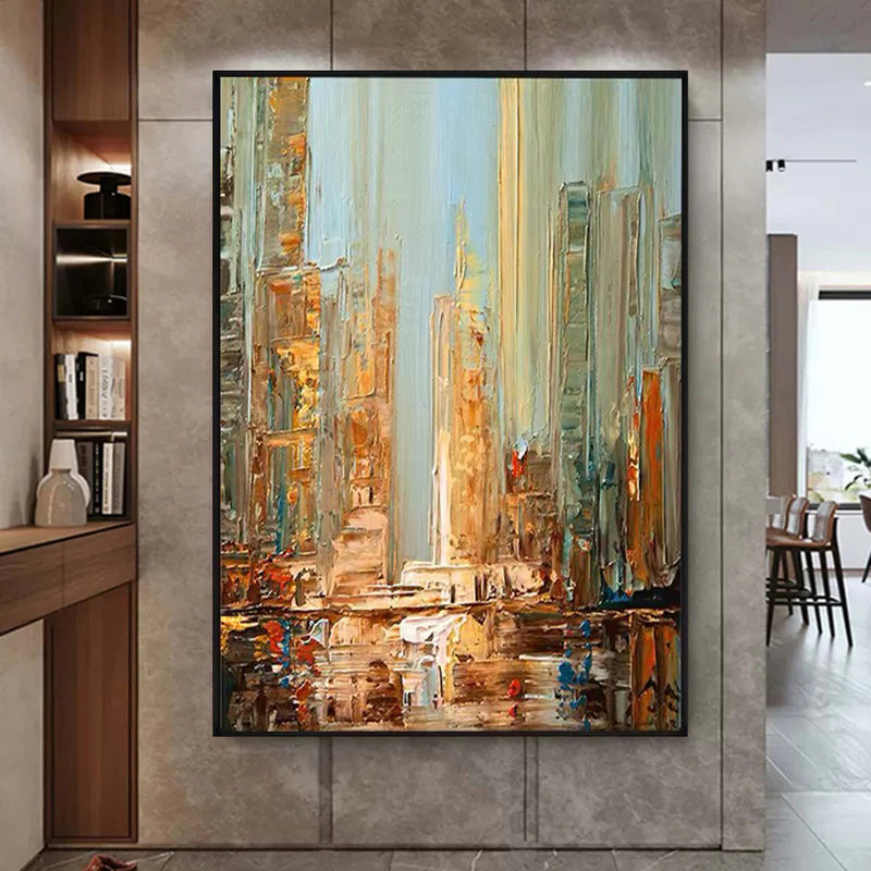 ABSTRACT CITY IMPRESSION ART #CC23