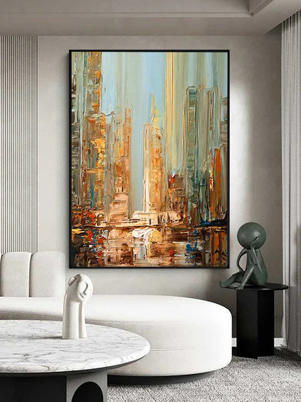 ABSTRACT CITY IMPRESSION ART #CC23