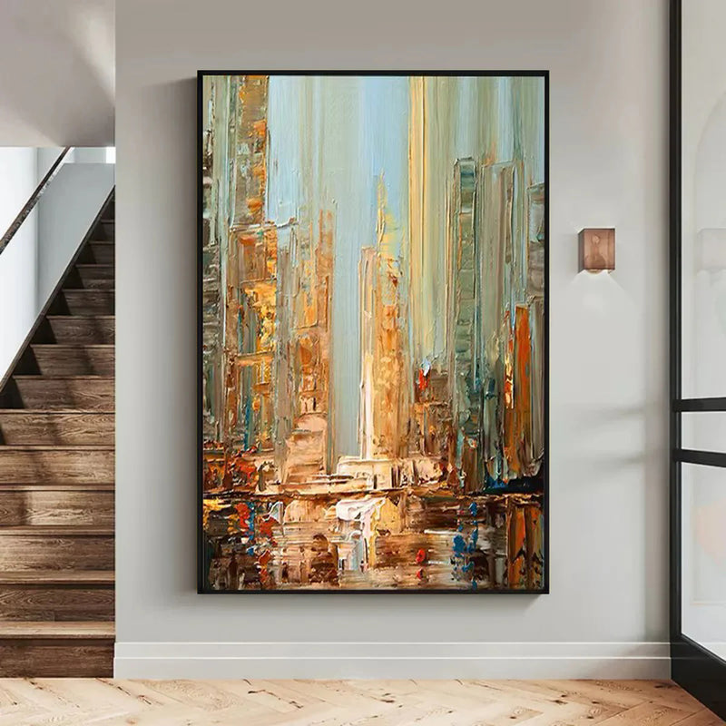 ABSTRACT CITY IMPRESSION ART #CC23