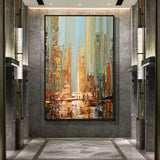 ABSTRACT CITY IMPRESSION ART #CC23