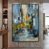 ABSTRACT CITY IMPRESSION ART #CC24