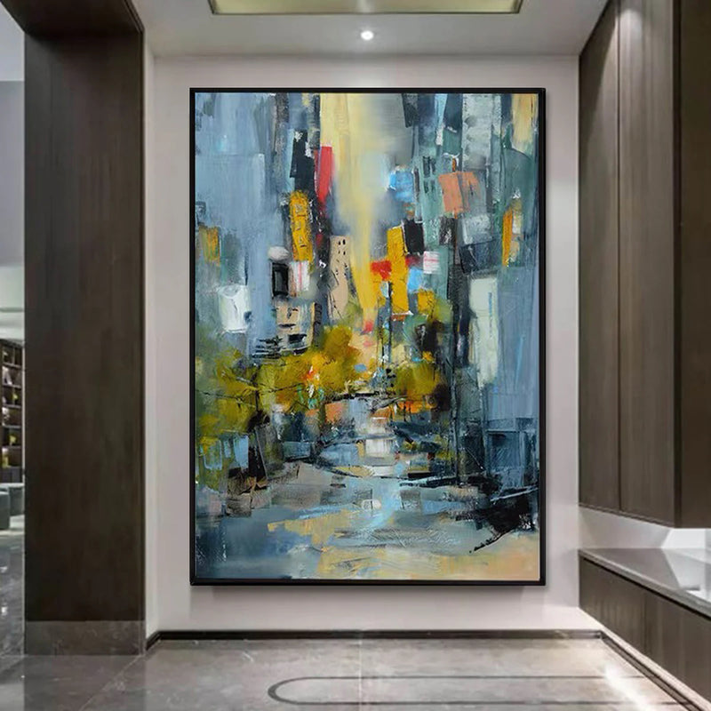 ABSTRACT CITY IMPRESSION ART #CC24