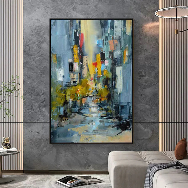 ABSTRACT CITY IMPRESSION ART #CC24