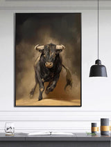 BULL PAINTING #CB22