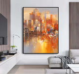 ABSTRACT CITY IMPRESSION ART #CC25