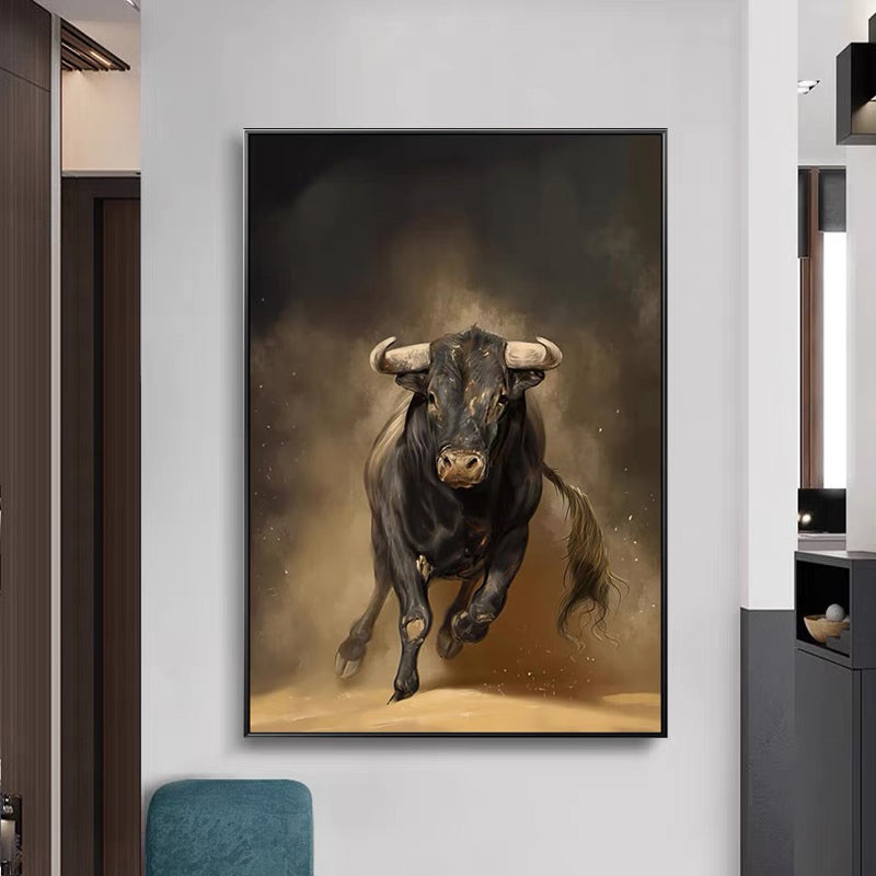 BULL PAINTING #CB22