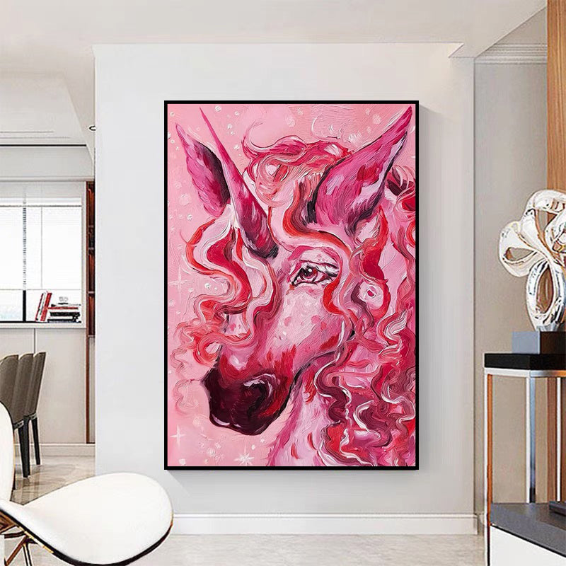 PINK UNICORN PAINTING #JM03