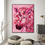 PINK UNICORN PAINTING #JM03