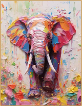 ELEPHANT  PAINTING #CC14