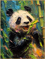 PANDA PAINTING #XY10