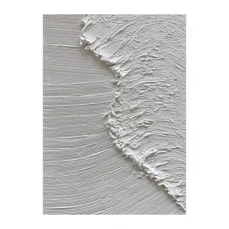 White Texture Plaster Painting #FS38