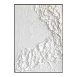 White Texture Plaster Painting #FS39