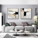 WabiSabi Wall (SET OF 2) Painting #XY73