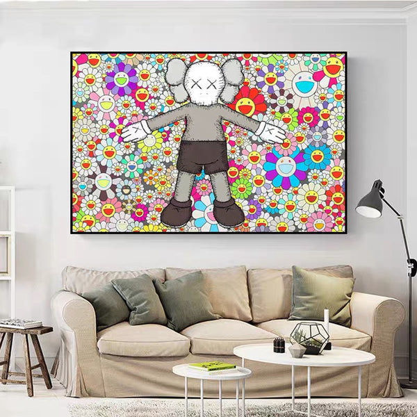 Pop Kaws Painting #XY49