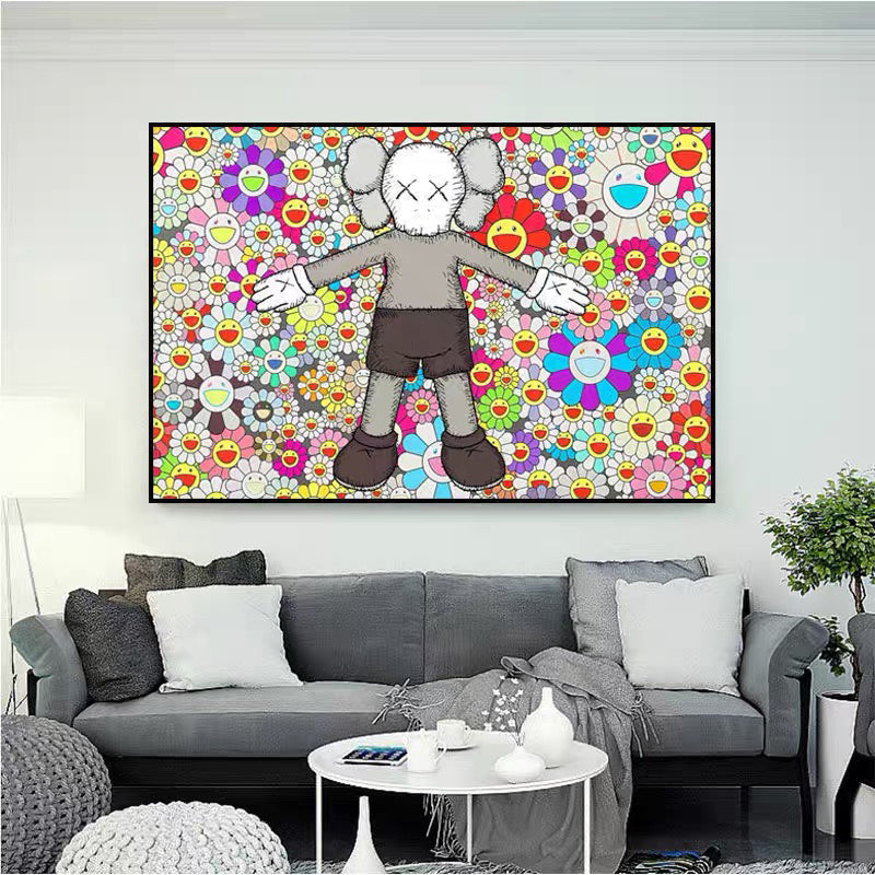 Pop Kaws Painting #XY49