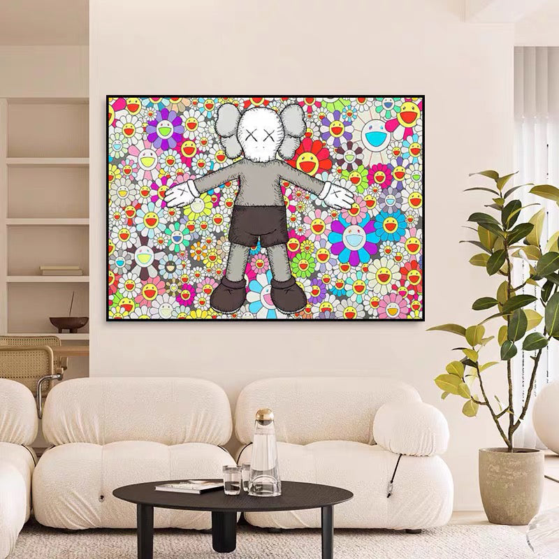 Pop Kaws Painting #XY49